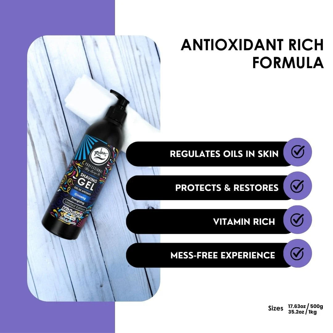 Rolda - Midnight Ginseng Shaving Gel