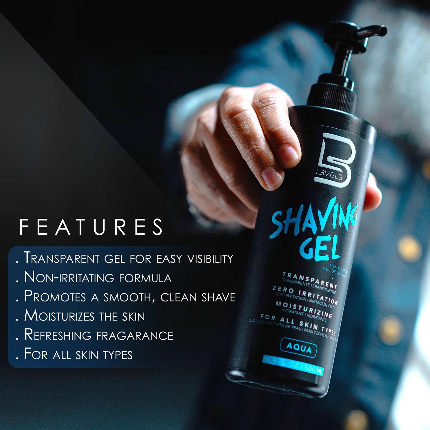 L3VEL 3 - Transparent Shave Gel