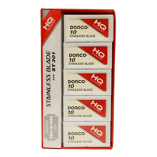 Dorco ST-301 Stainless Steel Blades - 100 pack