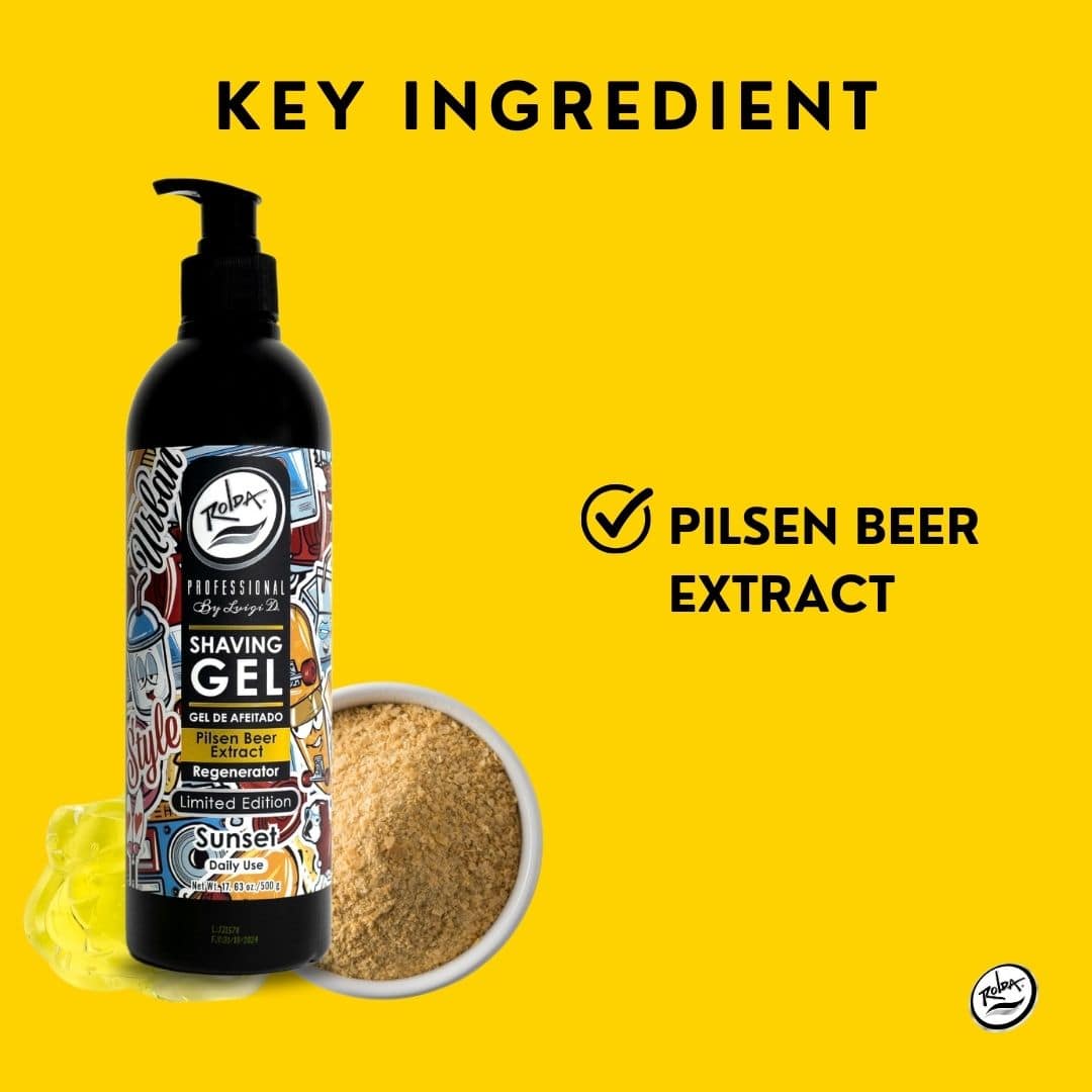 Rolda - Sunset Pilsen Beer Shaving Gel