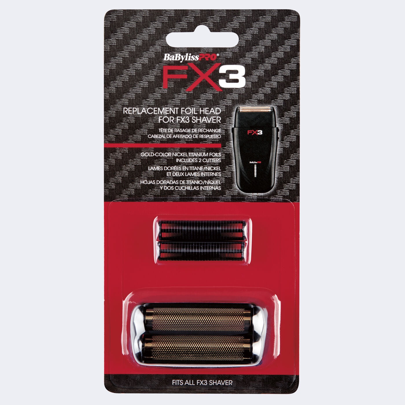 BaBylissPRO® FX3 Professional High Speed Foil Shaver Replacement Foil & Cutter