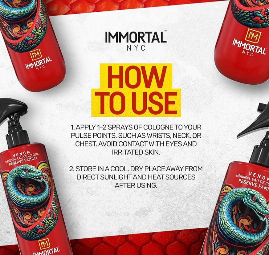 Immortal NYC Reserve Colognes VENOM