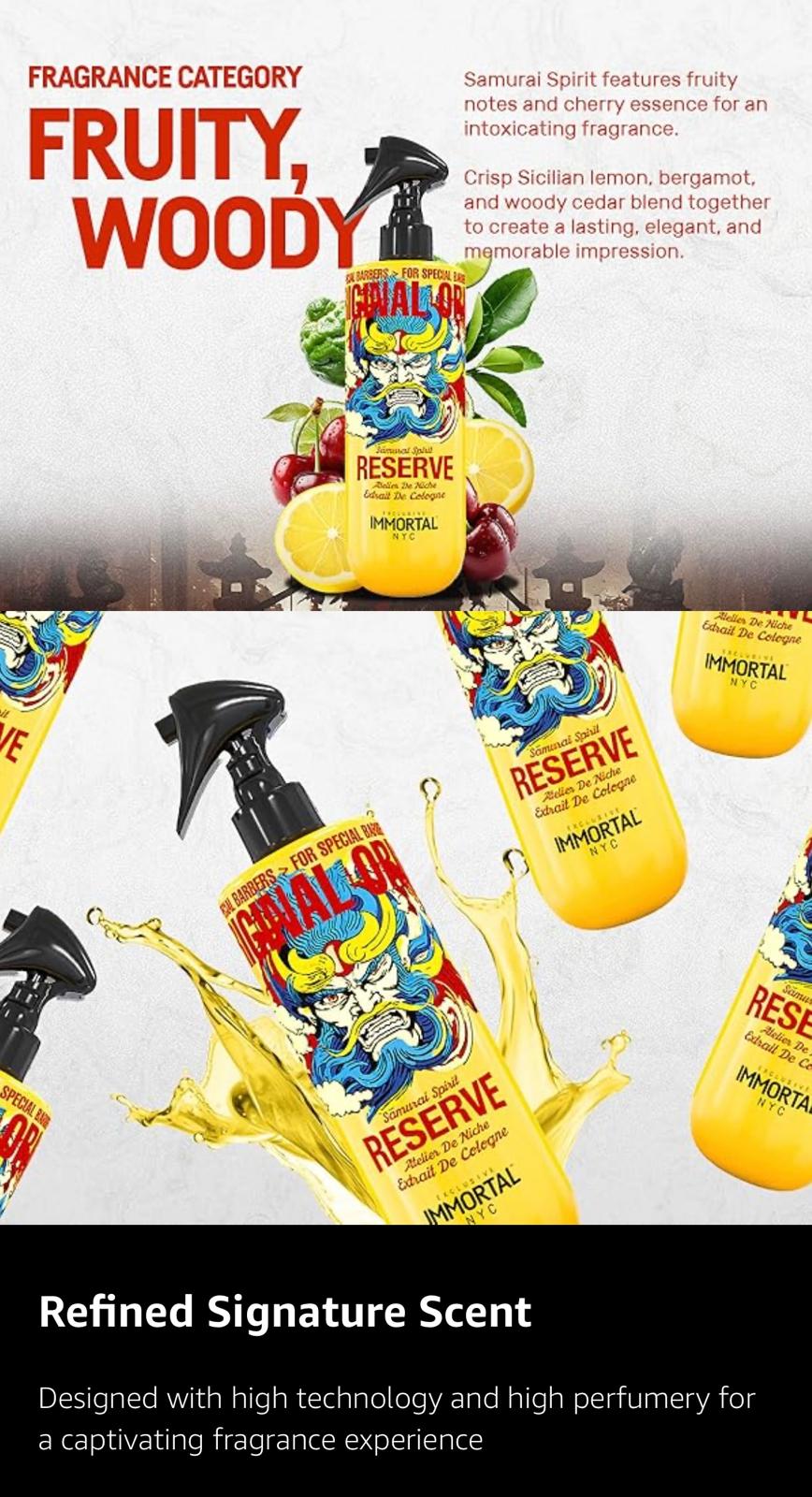 Immortal NYC Reserve Colognes SAMURAI