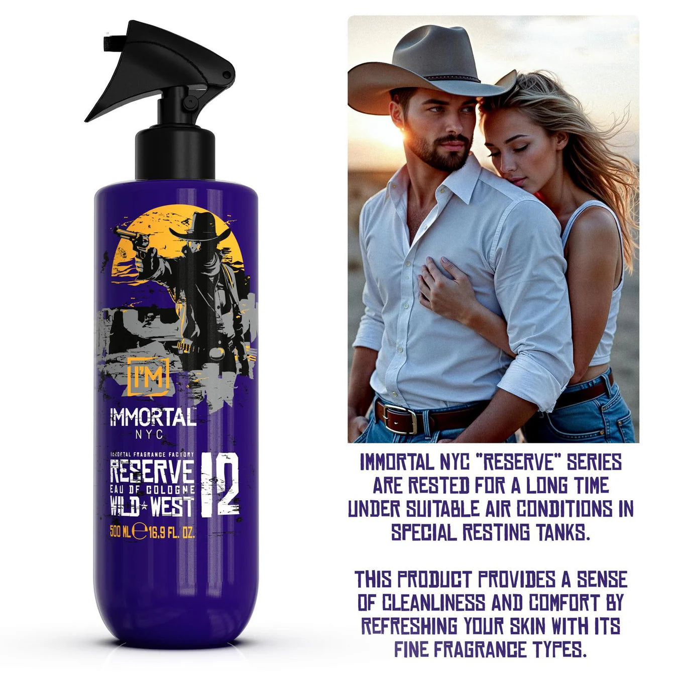Immortal NYC Reserve Colognes WILD WEST
