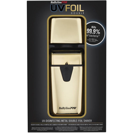 BaBylissPRO UVFOIL UV-Disinfecting Metal Double Foil Shaver